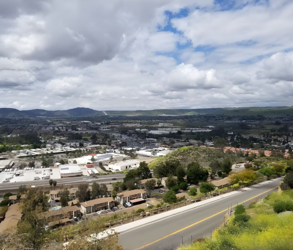 An aerial view, Santee, CA